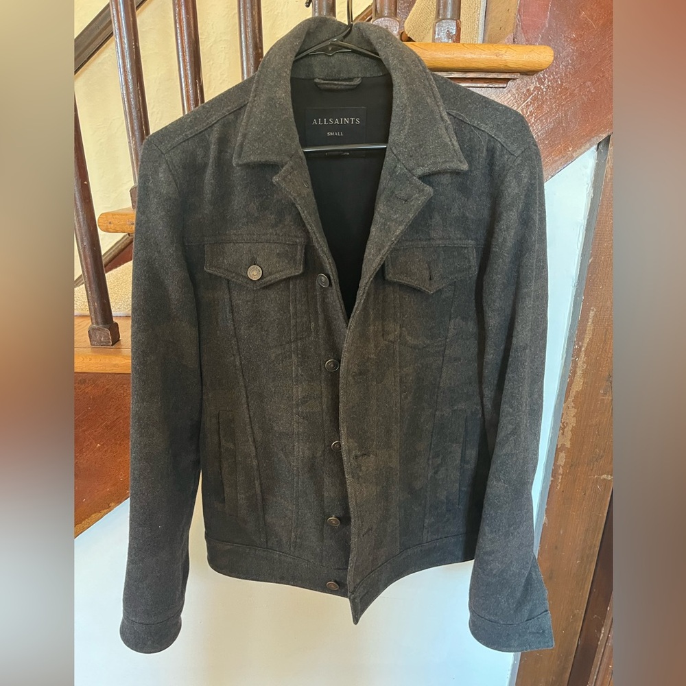 All Saints Men’s Warren Jacket. Size: S. Camo